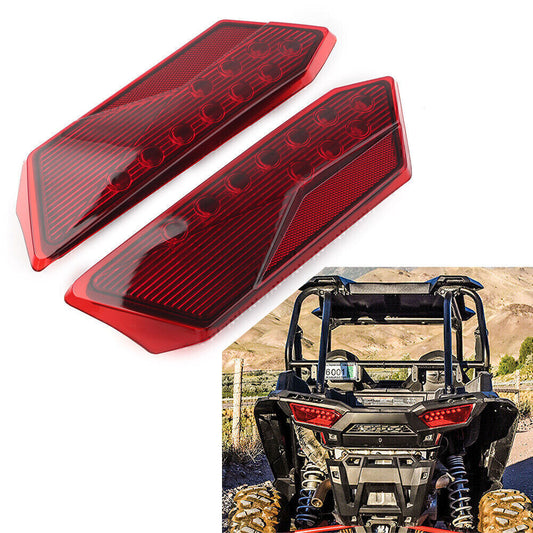 For 2014-2018 for Polaris RZR 1000 XP 900 900s 900xc Turbo Black LED Tail Red Lights