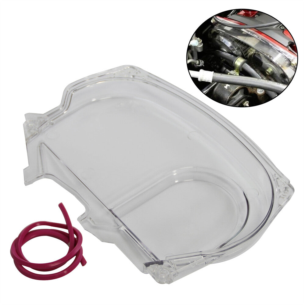 Clear Cam Timing Belt Cover for Mitsubishi Lancer Evolution EVO 9 IX Mivec 4G63