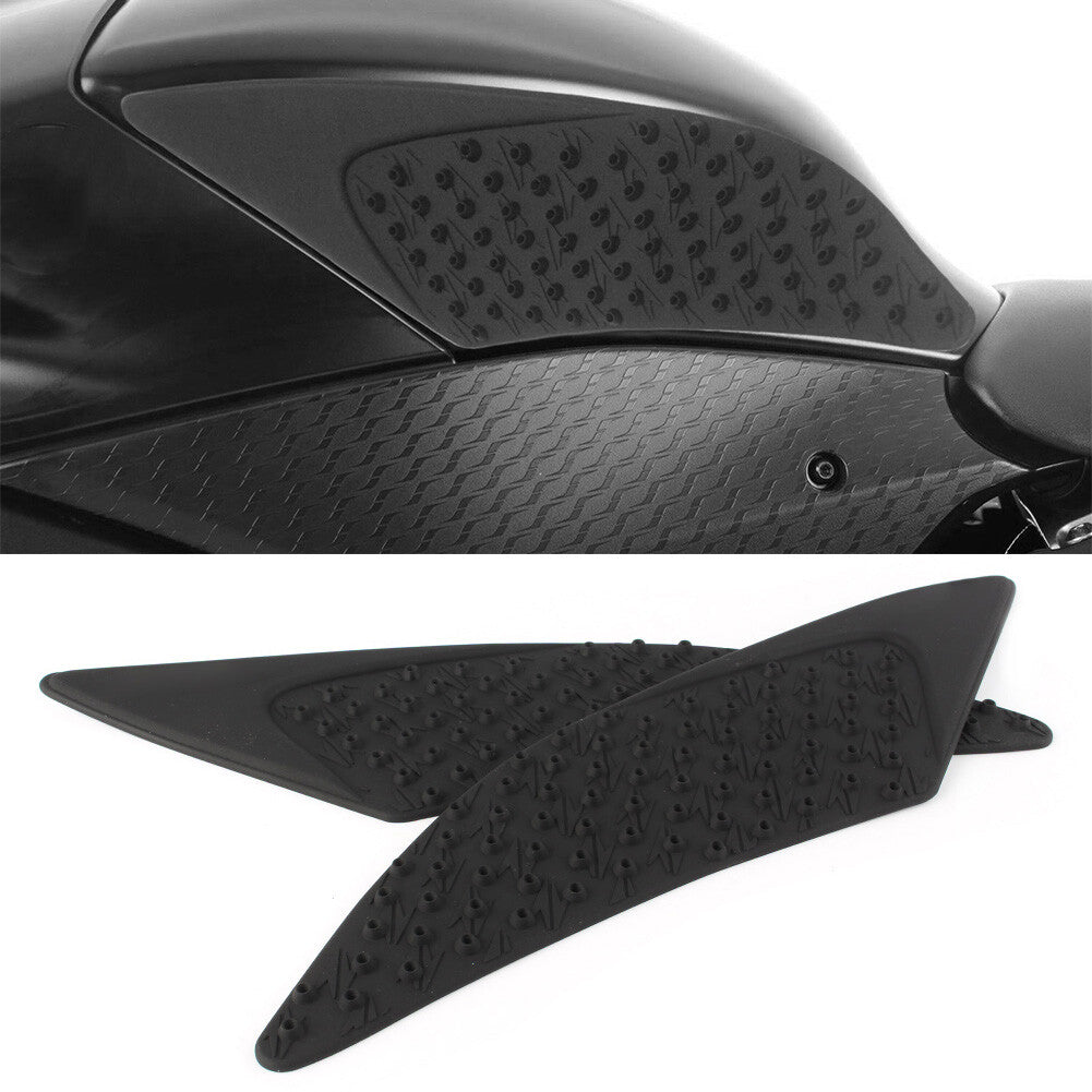 Tank Side Pad Gas Fuel Knee Grip Protector For 2017-2018 for YAMAHA YZF R6 17-18