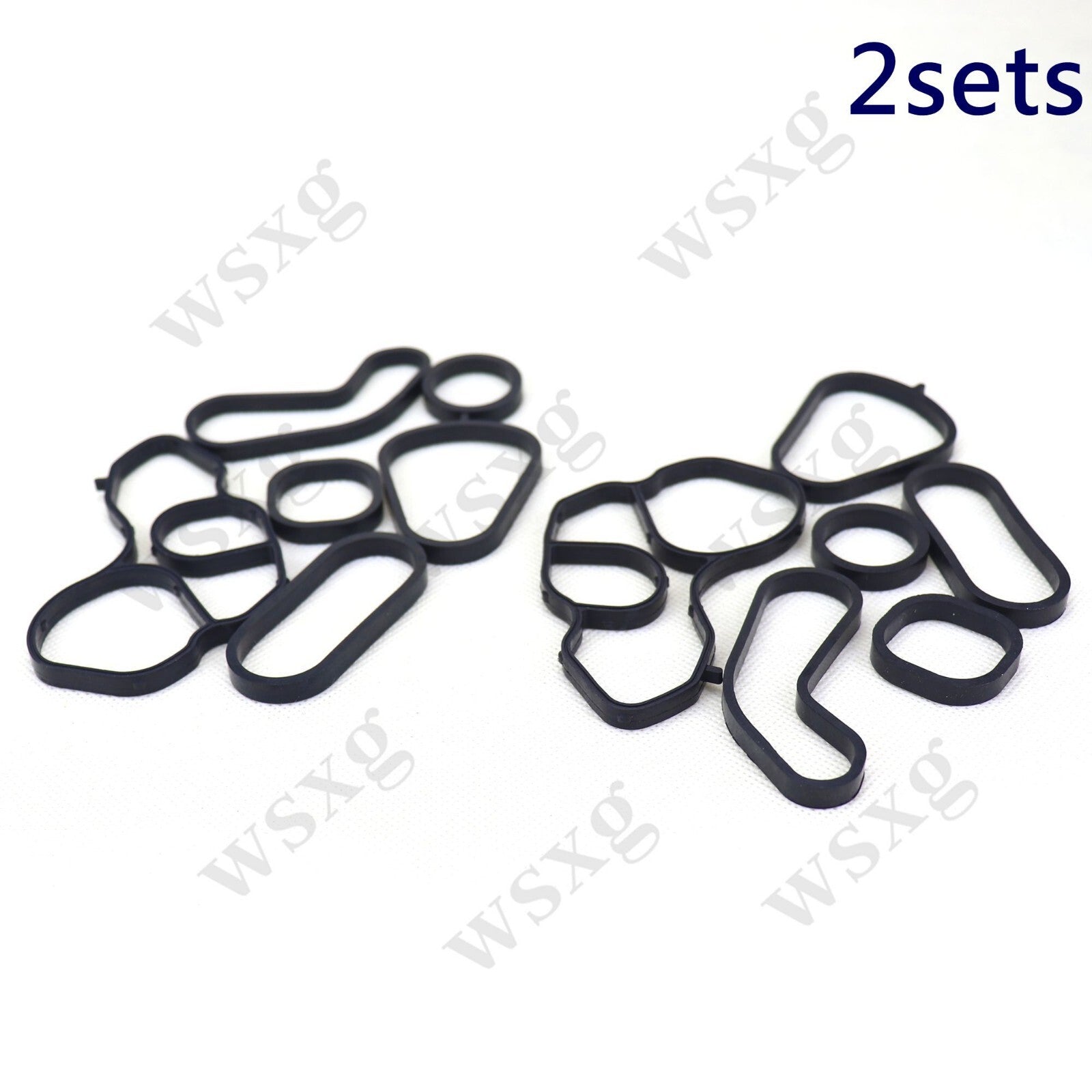 2-piece oil cooler filter housing gasket seal set suitable for 2007-16 for Mini Cooper R55 R56 R57