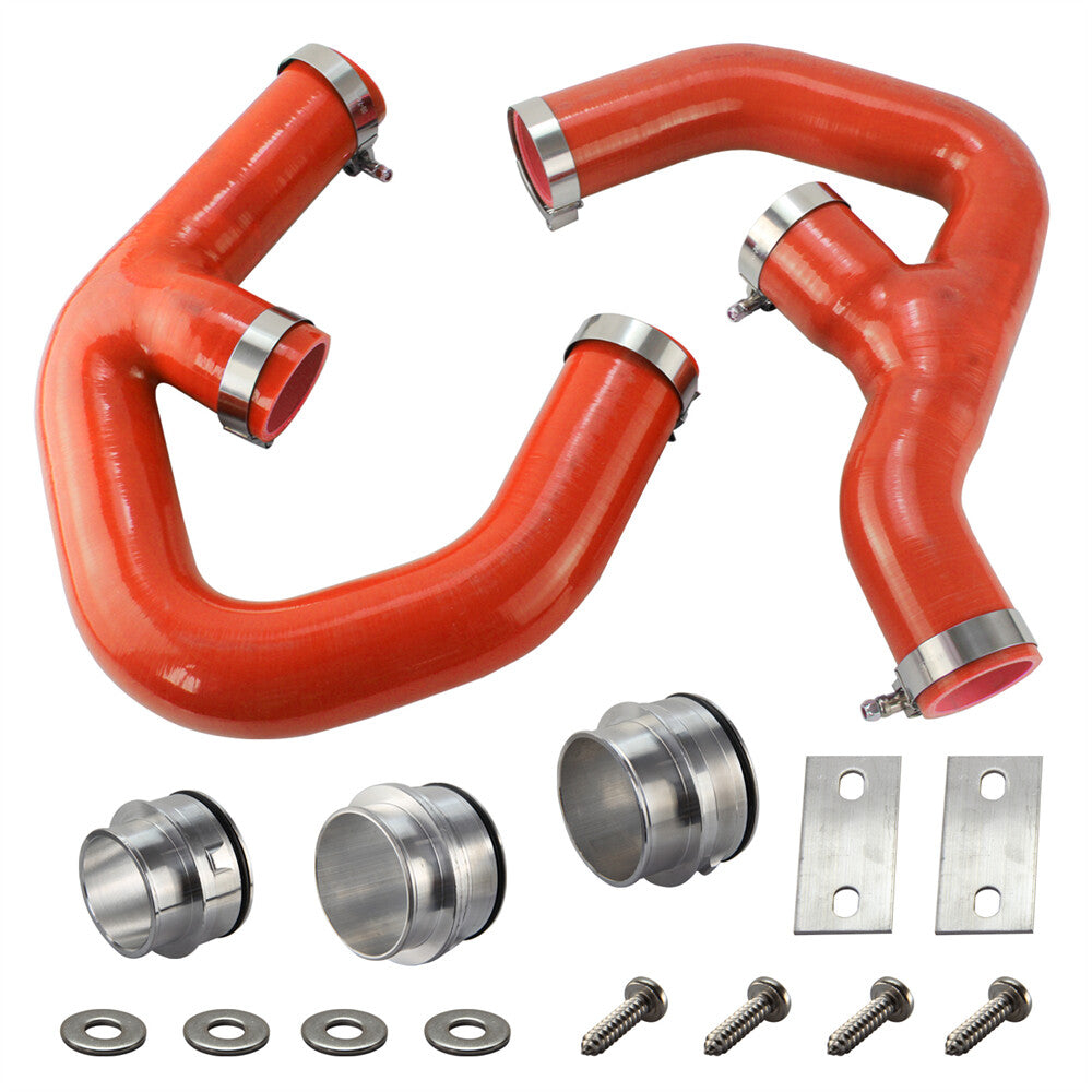 Silicone Turbo Pipe Hose w/Fittings for GOLF MK5-MK6 MKV GTI 2.0 FSi T 06-09 RD