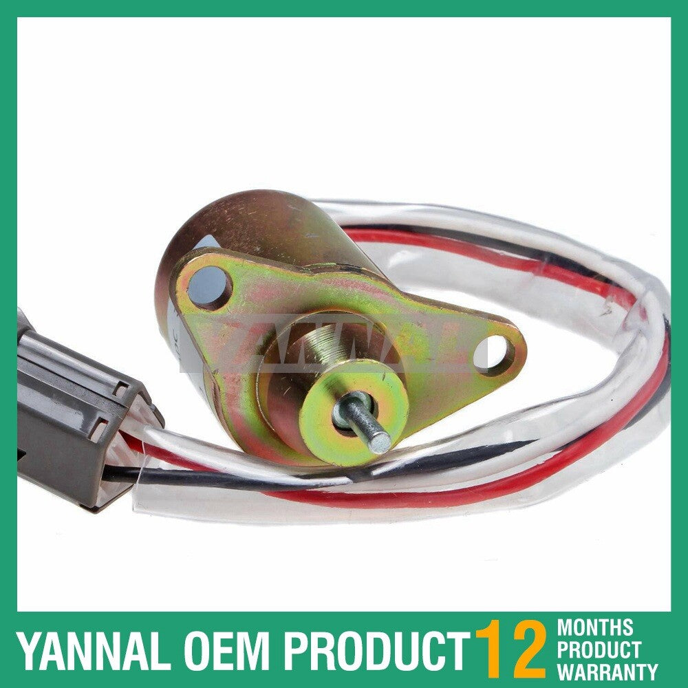 Fuel shut-off solenoid valve suitable for John 4105 4210 4310 4410 4510 4610 4710 tractors.