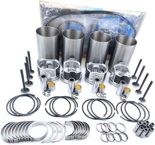 6-piece mast 84 mm piston and ring kit N54B30 for E82 E90 E60 135i 335i 535i 740i 17372 B