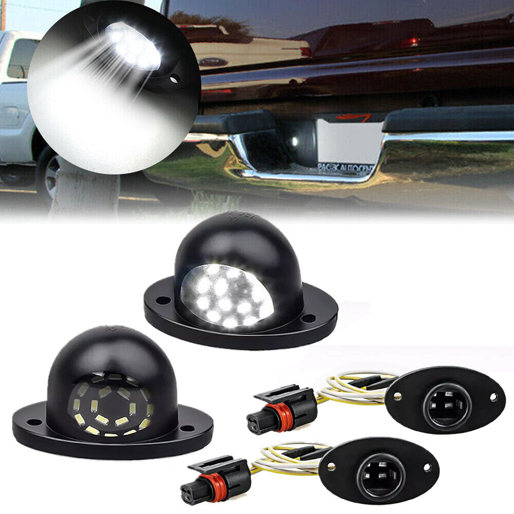 For 1994-2002 for Ram 1500 2500 3500 LED License Plate Light With Sockets Assembly Q