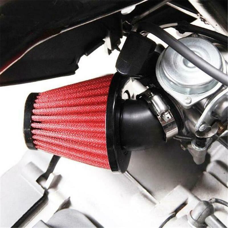 45 Degree Bend Car Motorcycle Racing 48mm 3Cold Air Intake Filter (US Stock)