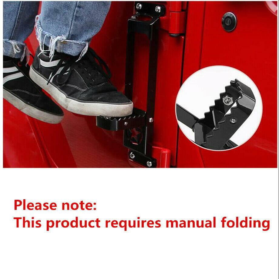 Folding Car Roof Foot Pedal Ladder Accessories For 2020-2022 for Jeep Gladiator JT