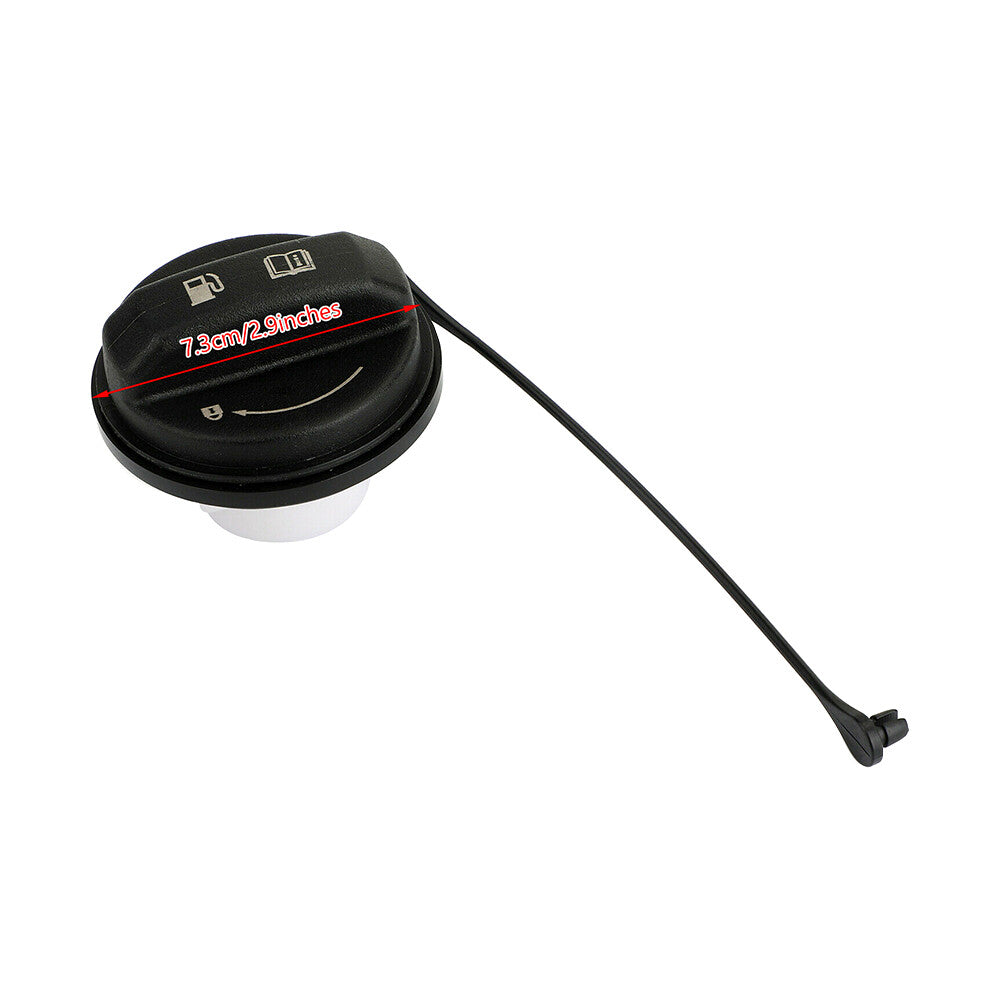 Black Fuel Filler Gas Cap for 2005-2018 Optima 2007-2020 Rio 2006-2020 Sedona Q