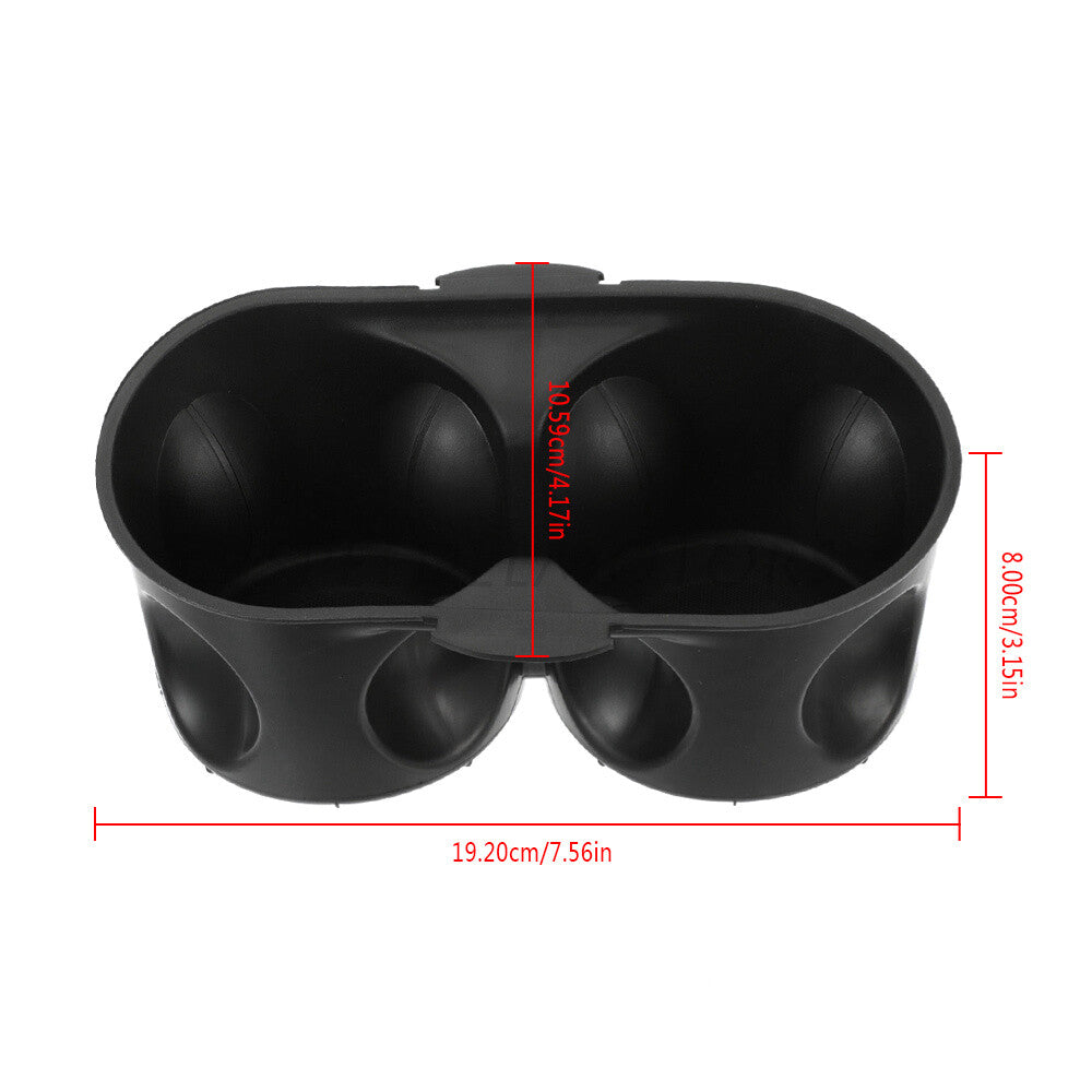 Fit For 2011-2020 Grand Caravan Town  Country Black Console Cup Holder Insert Q