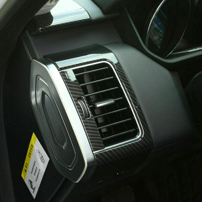 for Range Rover Sport Carbon Fiber Look Side Air Vent Frame Cover Trim 2014-2017