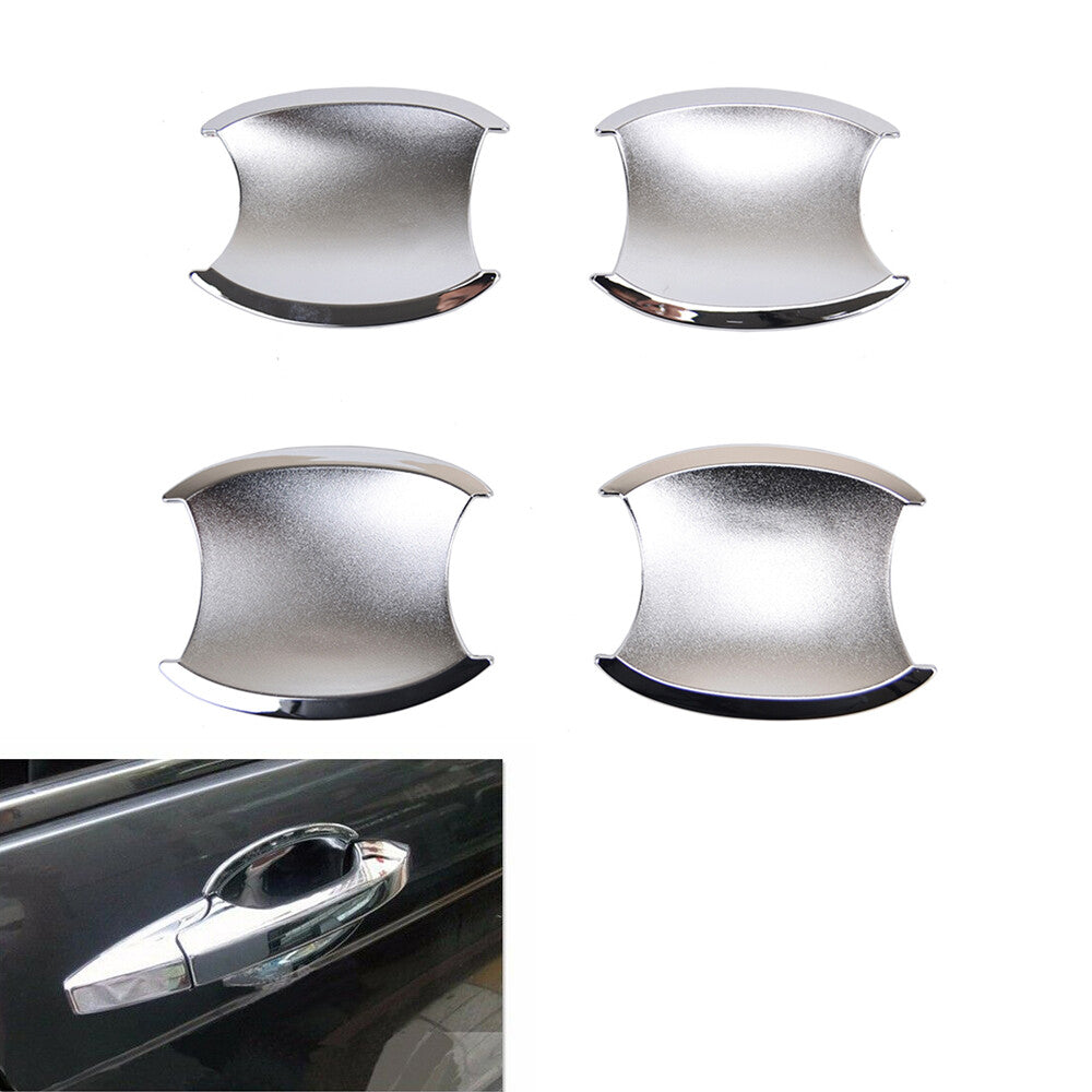 4Pcs Door Handle Cup Bowl Trim Chrome Fit for 2007 to 2011 for Honda for CR-V