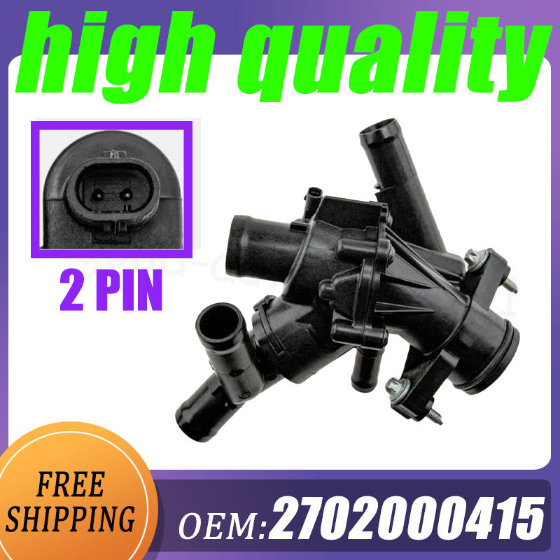 Engine thermostat 2702000415 is suitable for Mercedes-Benz CLA250, CLA45, and AMG models.