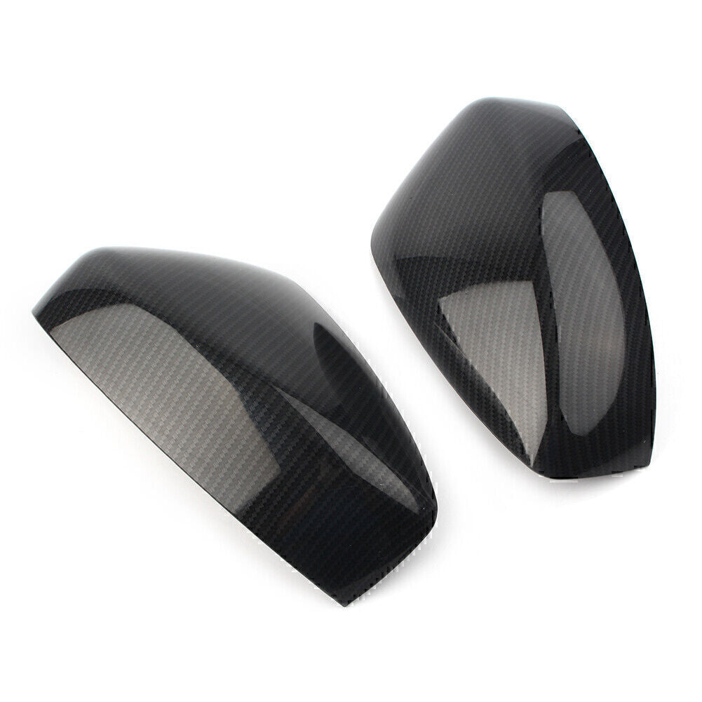 Side Rearview Wing Mirror Moulding Cover Trim Case for Mazda CX-5 Carbon Fiber