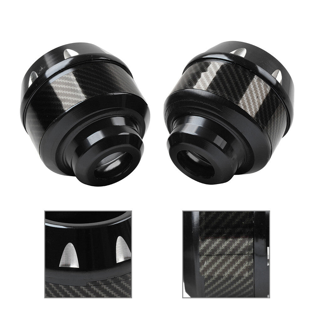 Front Fork Frame Sliders Crash Protection Engine Collision Protector Aluminum BK