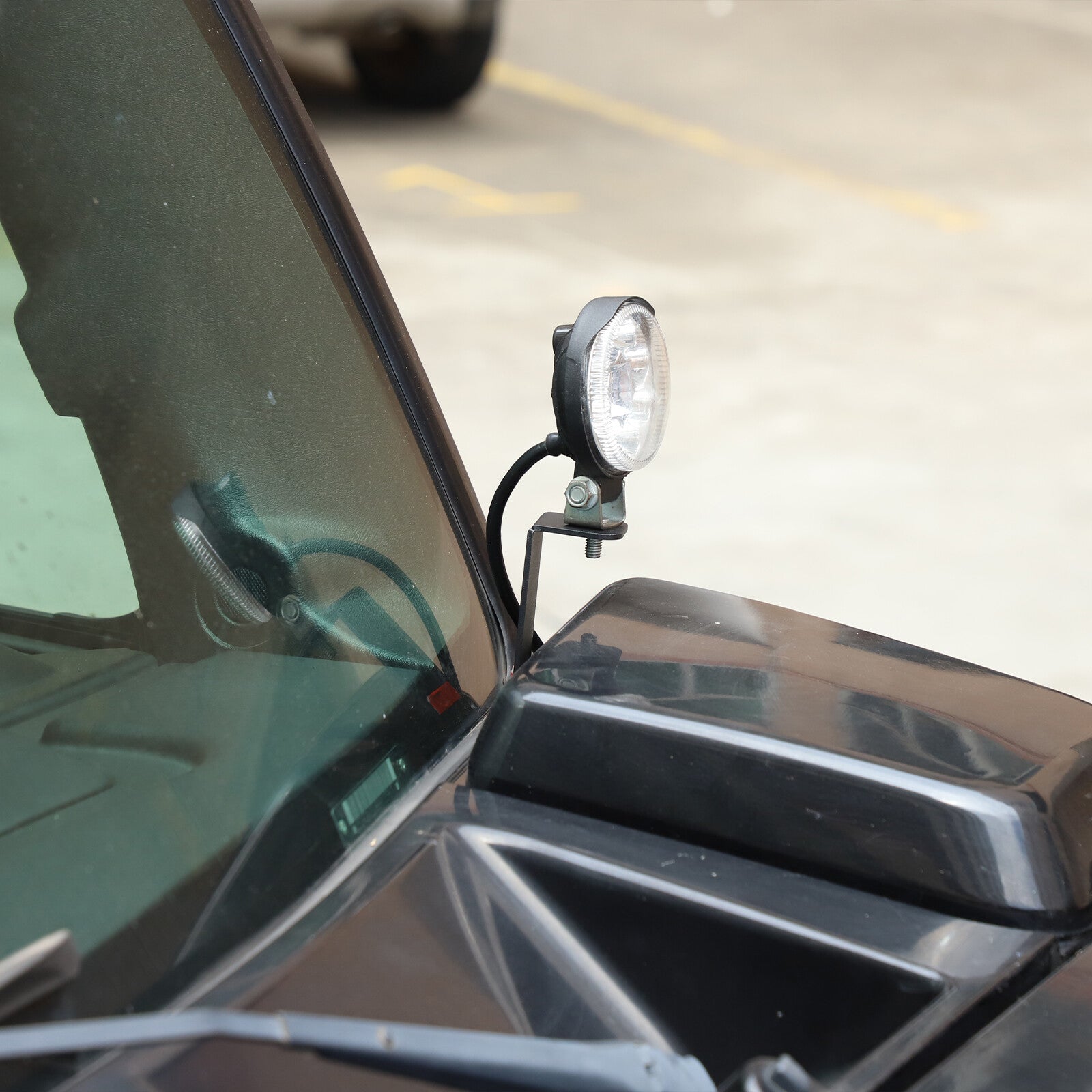 Side A-pillar type shaded light strip mounting bracket suitable for Hummer H2 2003-2009 2 pieces - n