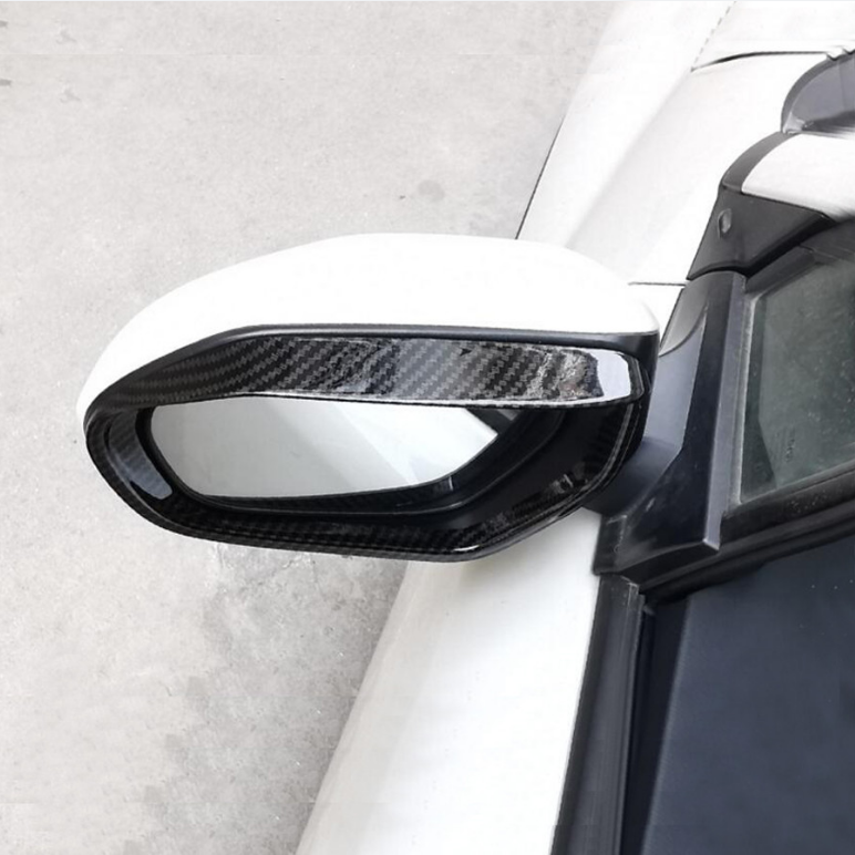 for Toyota for Camry 2018-2023 Carbon Fiber Mirror Rain Eyebrows Cover