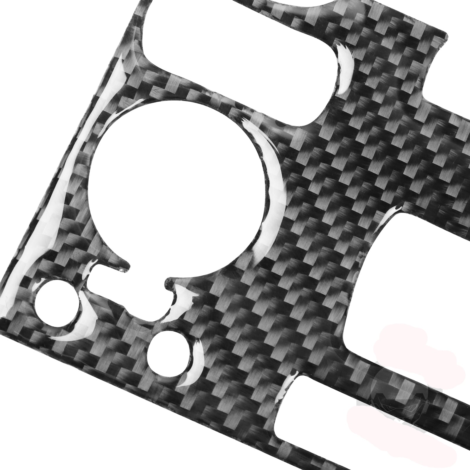 Carbon Fiber Headlight Switch Panel Trim for Land Rover Discovery Sport 2015-19 v