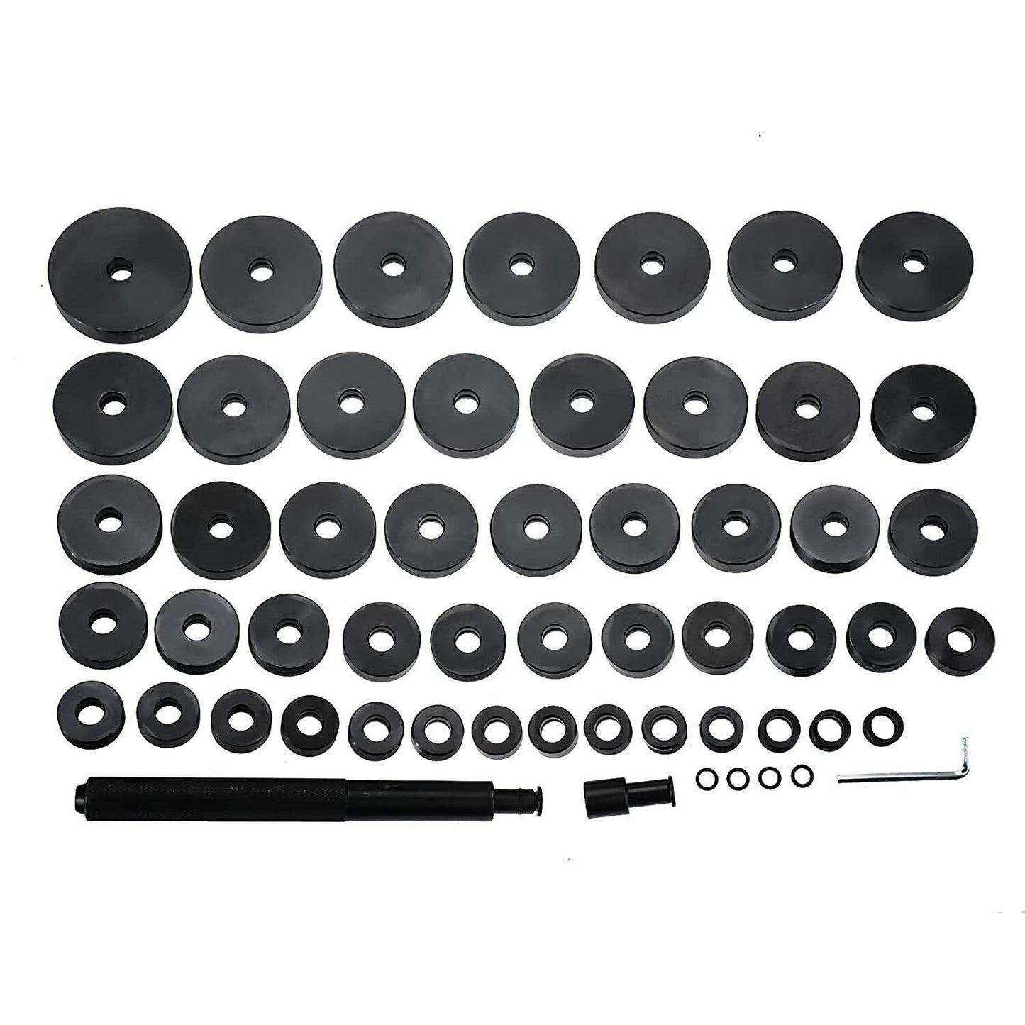 52pcs Bushing Seal Installer Remover Bearing Race Set Driver Tool Kit Set Q