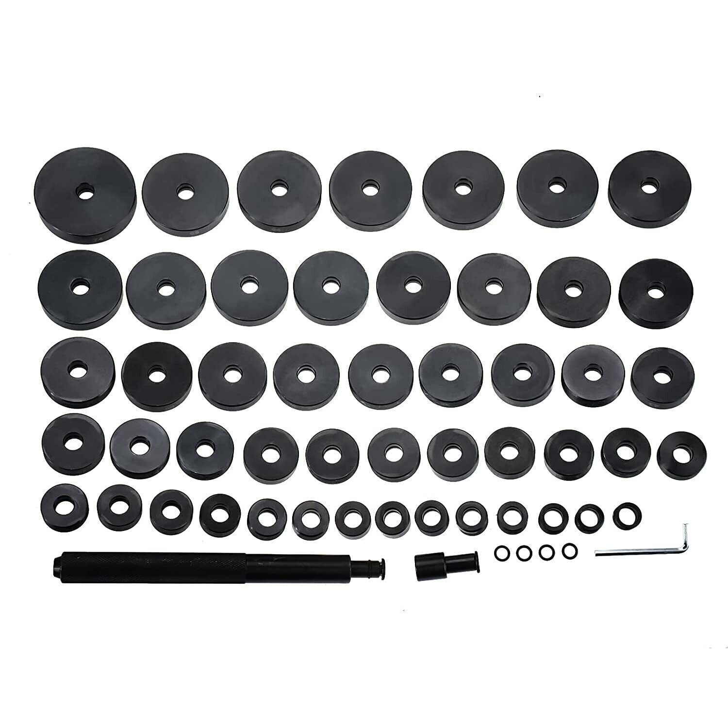 52pcs Bushing Seal Installer Remover Bearing Race Set Driver Tool Kit Set Q