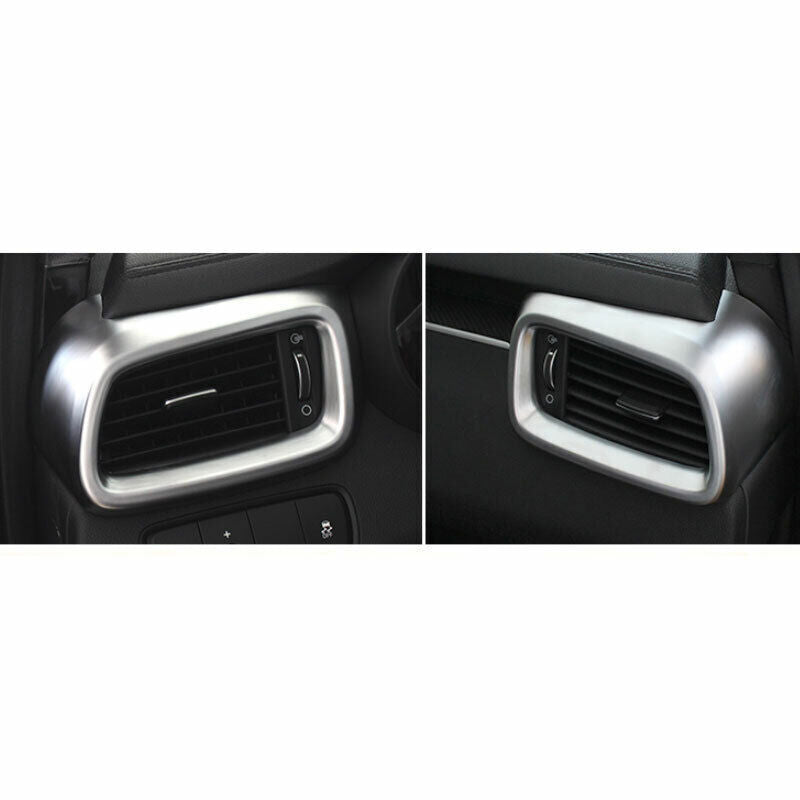 LR AC Air Outlet Vent Cover Trim 2PCS for Kia Sorento DX 16-2020 Matte Silver