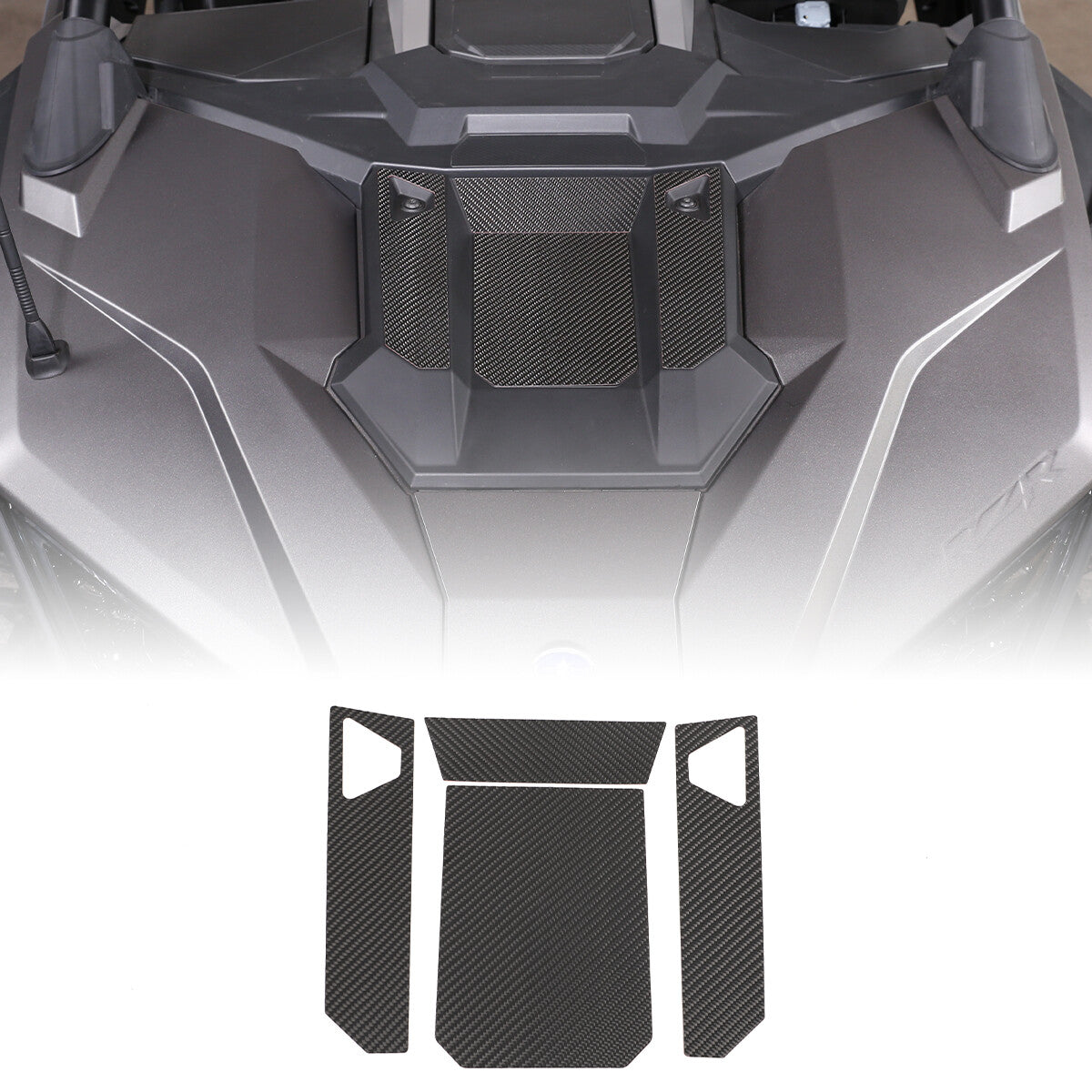 Carbon fiber front hood panel cover for Polaris RZR PRO XP Ultimate 2021+ n