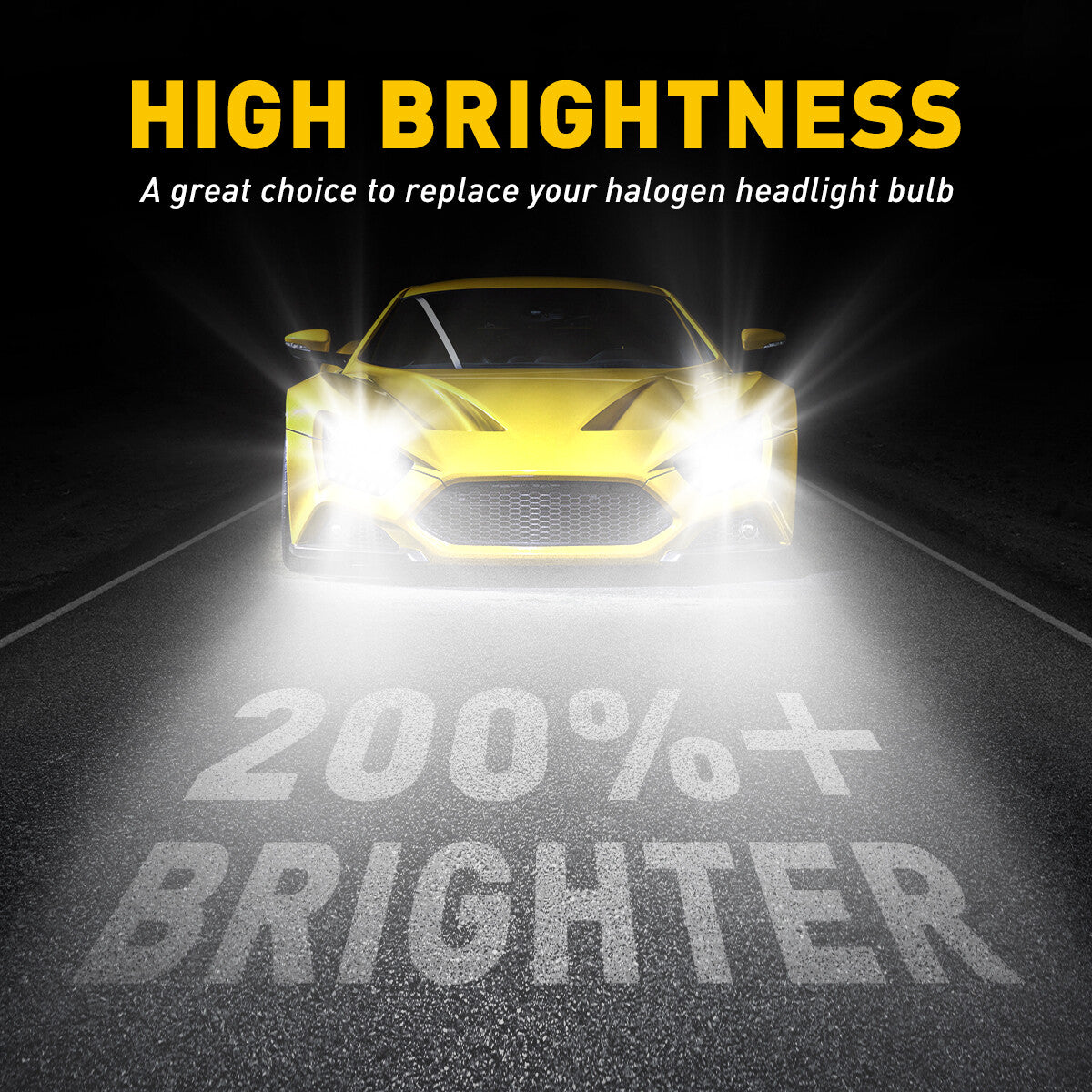 AUXITO 9006 HB4 LED Headlight Bulb Low Beam 6500K M3 for GMC for Sierra 1500 99-2006
