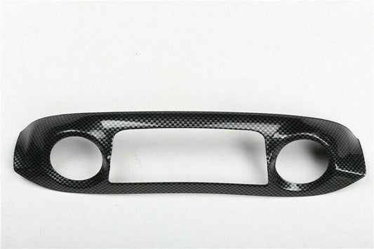 for Honda CRV CR-V 2012-2016 Carbon Fiber Console AC Button Control Frame Trim