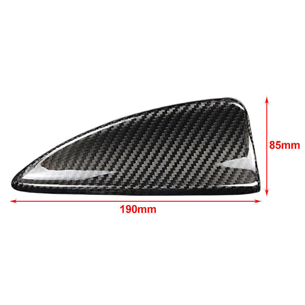 Carbon Fiber Sharp Shark Fin Antenna Aerial Cover Trim Decor Fit for BMW E60 E61 Q
