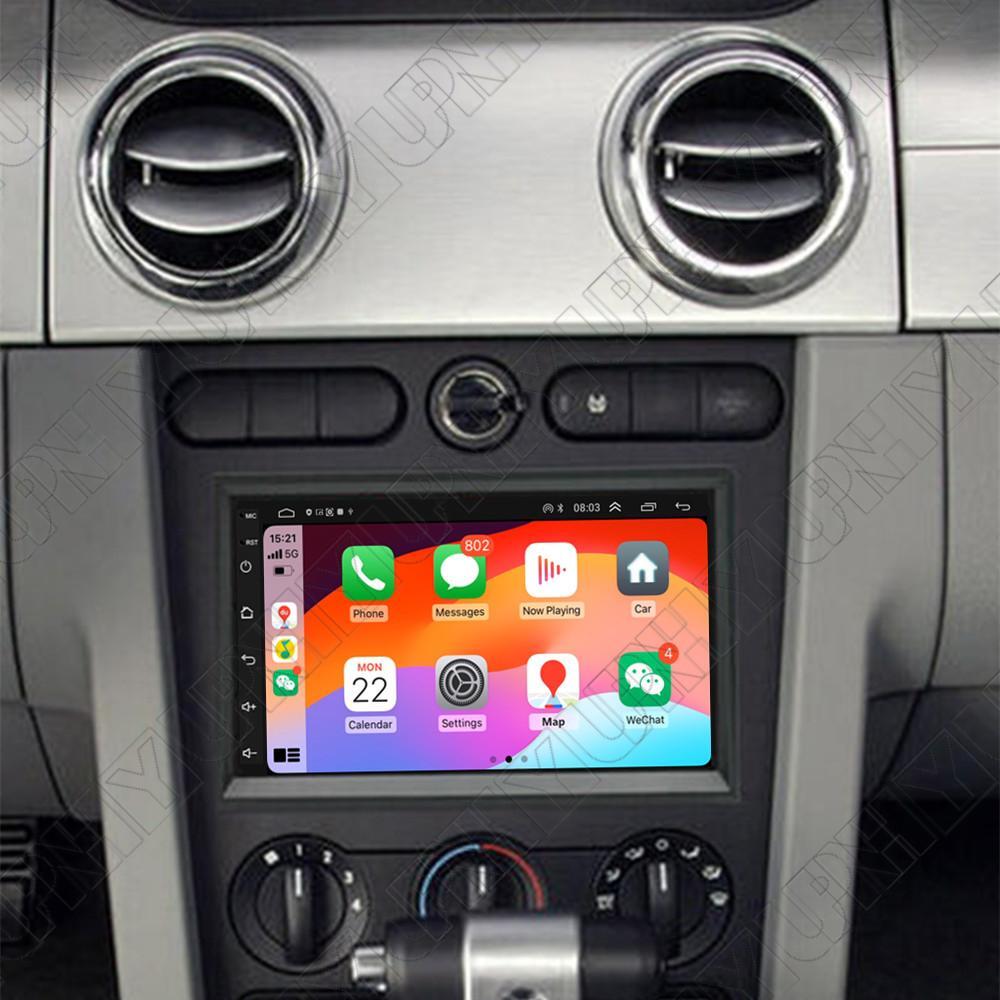 7 Android 14 Stereo Radio GPS Nav Head Unit 4+32G Wifi for Ford for Mustang 2005-09