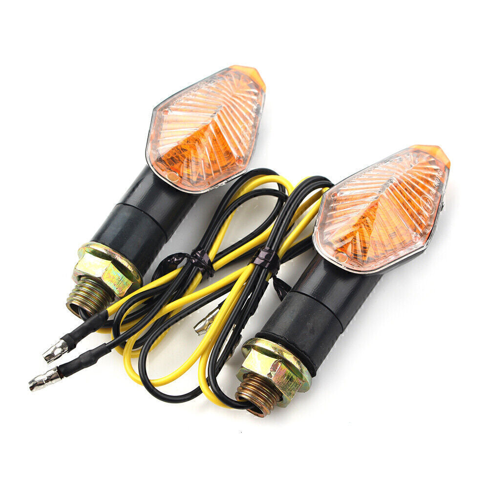 LED for Mini Amber Turn Signal Light Indicator Fit for Yamaha YZF-R1 R6 MT-07 MT-09 Q