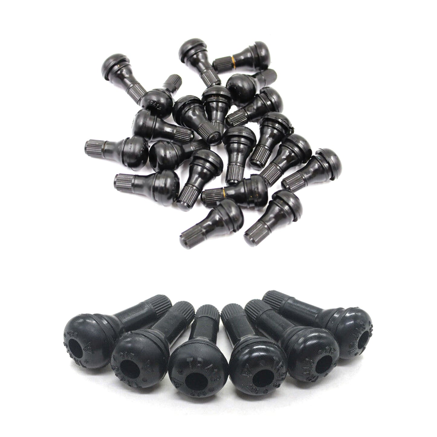 25Pcs Universal TR412 35mm Long 19mm Tyre Valve Stems For Auto Motorcycle D