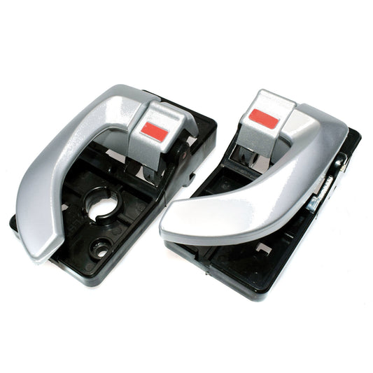 Left and right silver inner door handles one pair for for Hyundai for Tucson 2008 - 2009- v