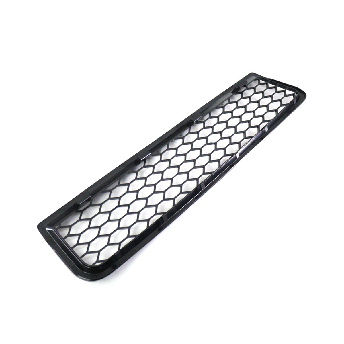 Gloss black honeycomb front center bumper grille suitable for 2001-2005 for Audi A4 B6 models.