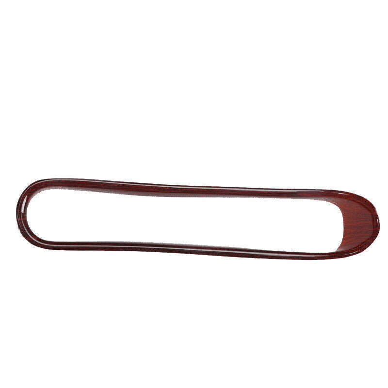 Middle Console Handbrake Set Cover Deco for Nissan Sentra 2013-19 Red Wood Grain