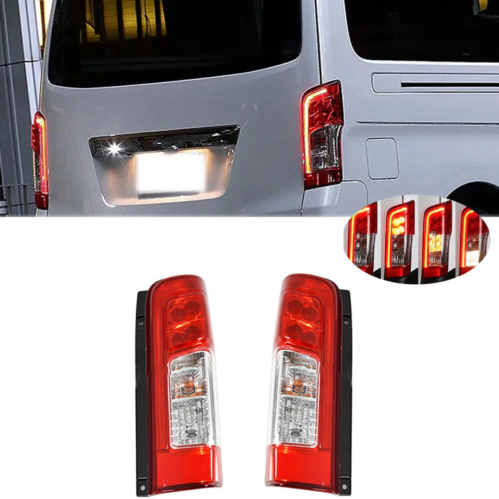 Pair LED Rear Bumper Tail Light Rear Brake Lamp for Nissan Urvan NV350 E26 2018