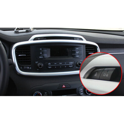 for Hyundai for Elantra 2019-2020 Aluminum Blue Central Console AC Knob Cover Trim3 v