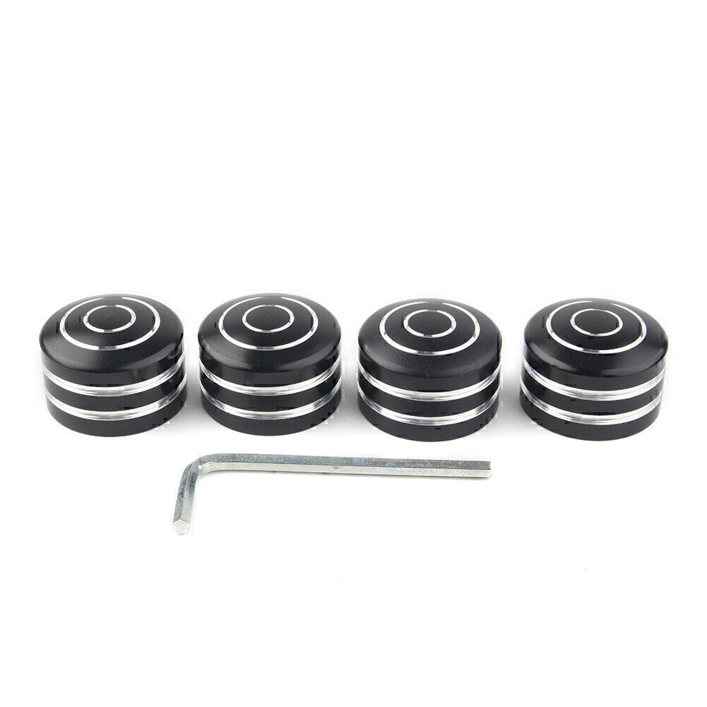 Head Bolt Covers for Harley Sportster 883 XL 1986 - 17 Twin Cam 99-17 Black 4pcs Q