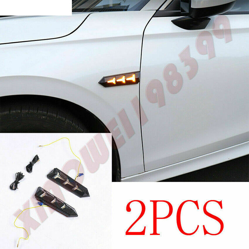 for Honda for Civic 2022-23 Side Vent Fender LED Driving Light/Turn Signal Lamp Kit