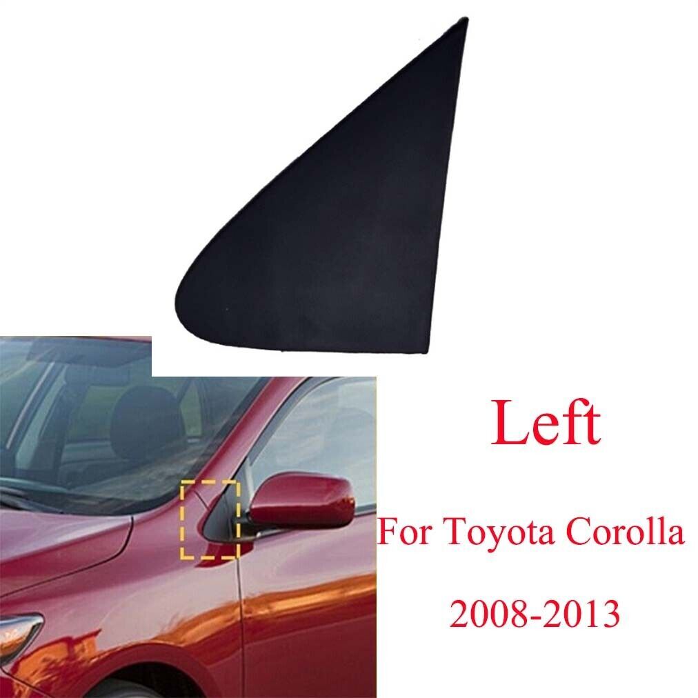 for Toyota for Corolla 2008-2013 Left Side Rear View Mirror Corner Triangle Fender