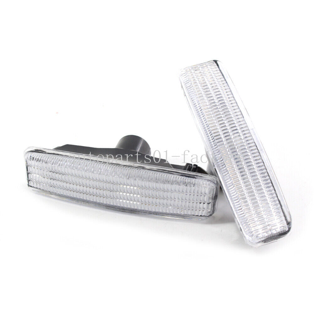 1Pair L+R Clear Turn Indicator Side Marker Lights for BMW 5' E39 M5 98-03 525i