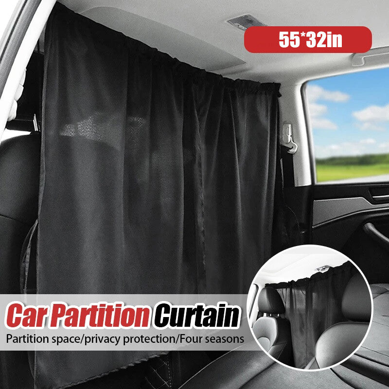 2-Pack Car Partition Privacy Curtains Side Window Travel Sunshades n