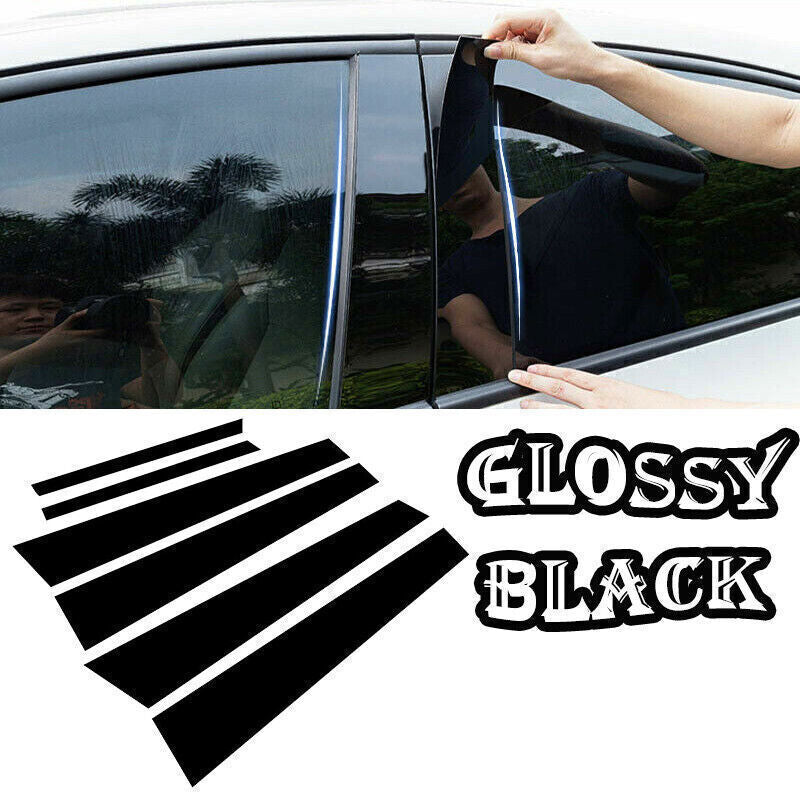 for Mercedes-Benz S-Class W221 S280 S300 S350 Pillar Posts Window Strip Trims 6P