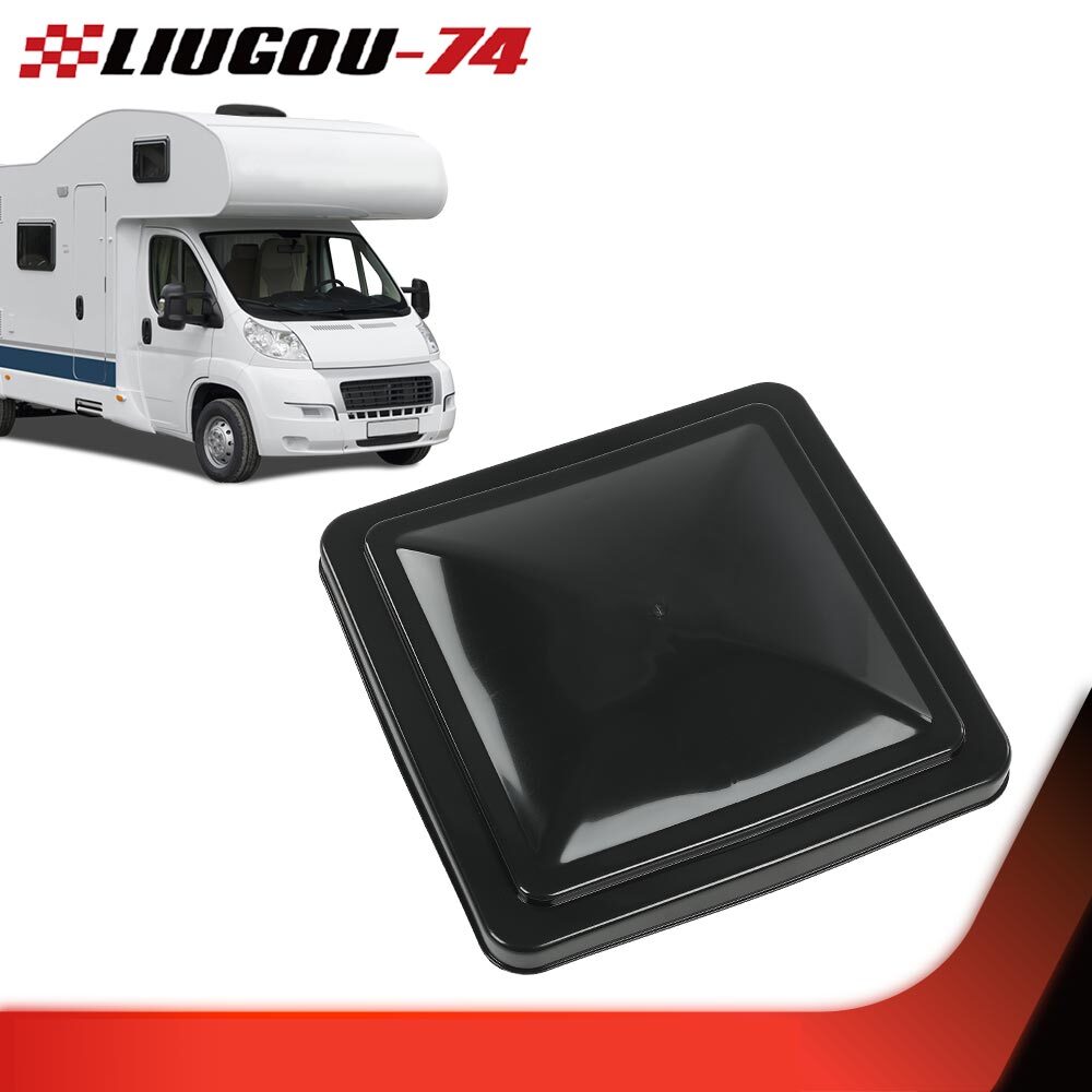 New Black 14-inch x 14-inch Replacement Roof Ventilation Cover for Campervans and Trailers Q