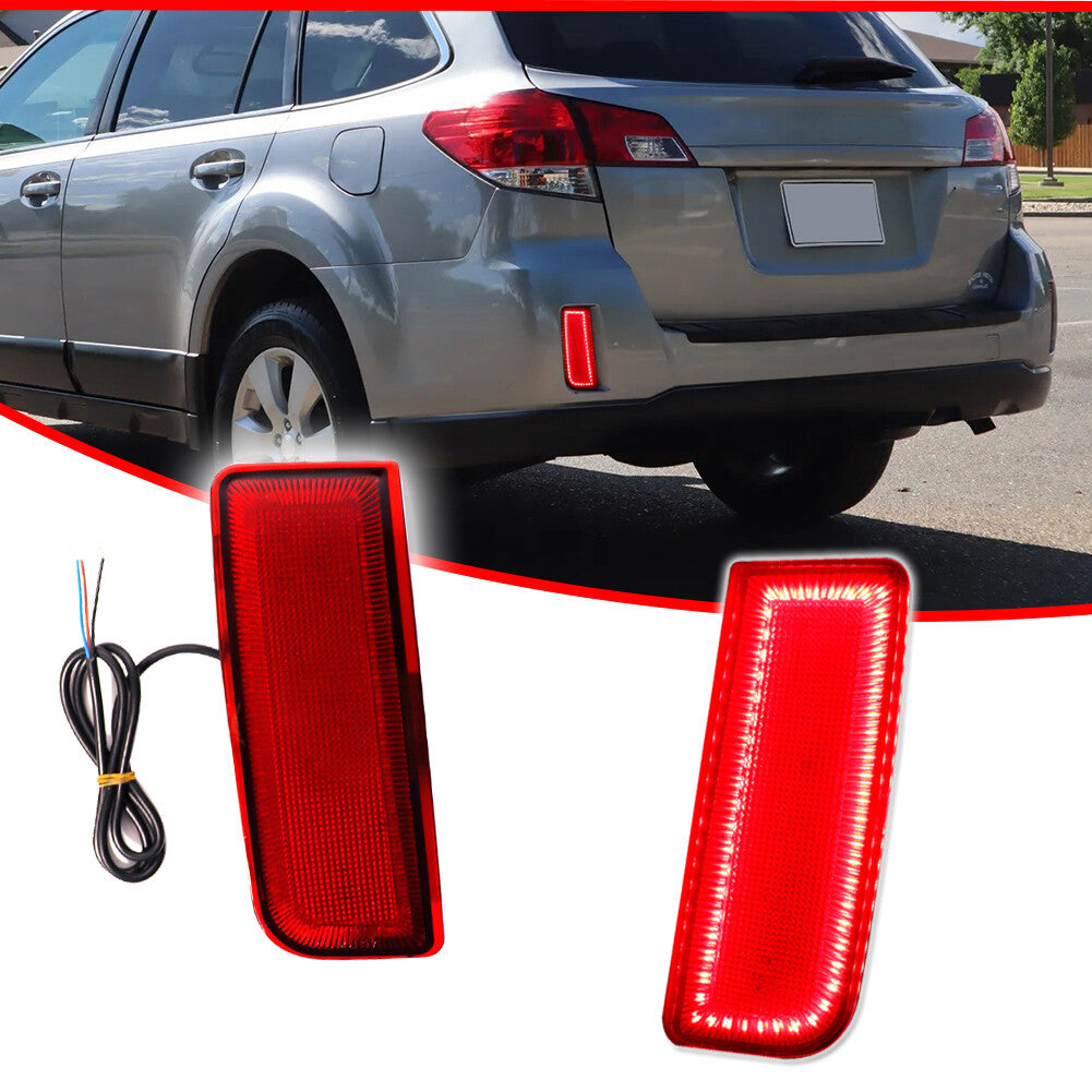 Red rear bumper reflector tail brake light suitable for 10-14 for Subaru Outback 84281AJ01A- v