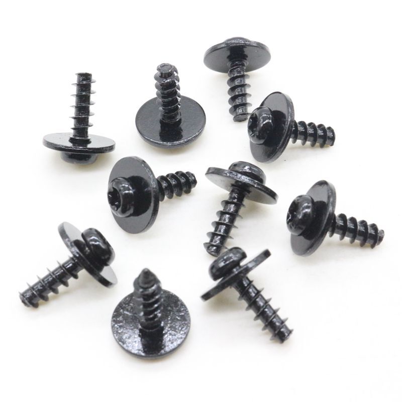 10-Piece Set of Torx Drive Decorative Screws, Metal Bolt Fixing Clips for Volkswagen N10354602