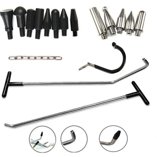 Paintless Rod Tool Kit Tap Down Auto Dent Repair Kit Paintless Dent Removal Tool v