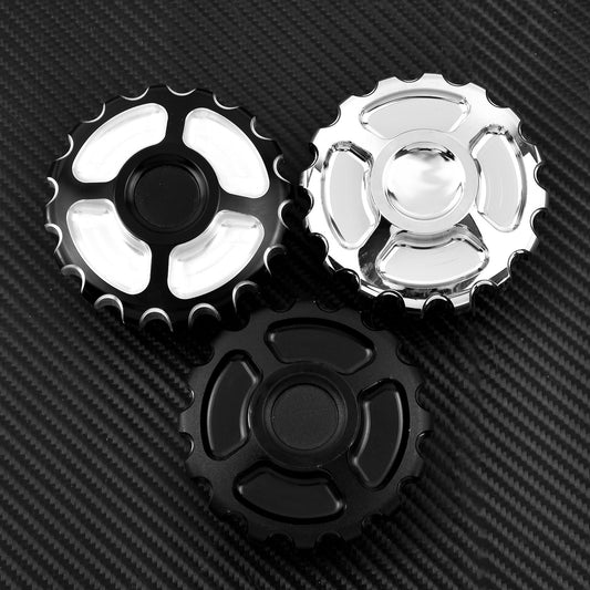 Gear CNC Fuel Gas Tank Cap Cover Fit for Harley Sportster Touring Softail 96-17 Q