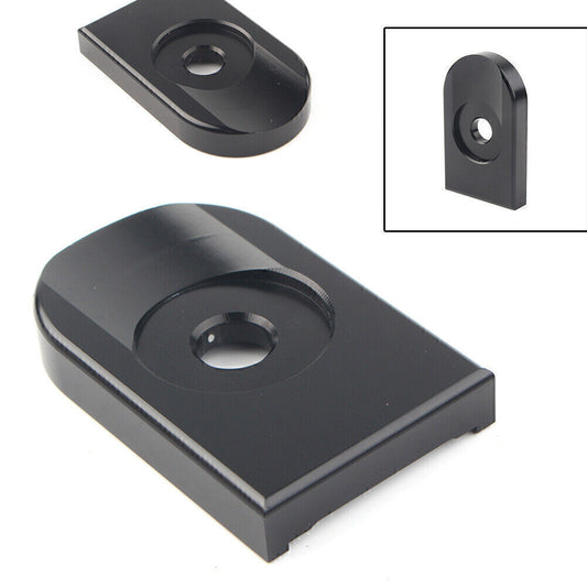 for Harley Davidson Black Motorcycle Rear for Seat Bolt Tab Knob Cover Spacer Pad