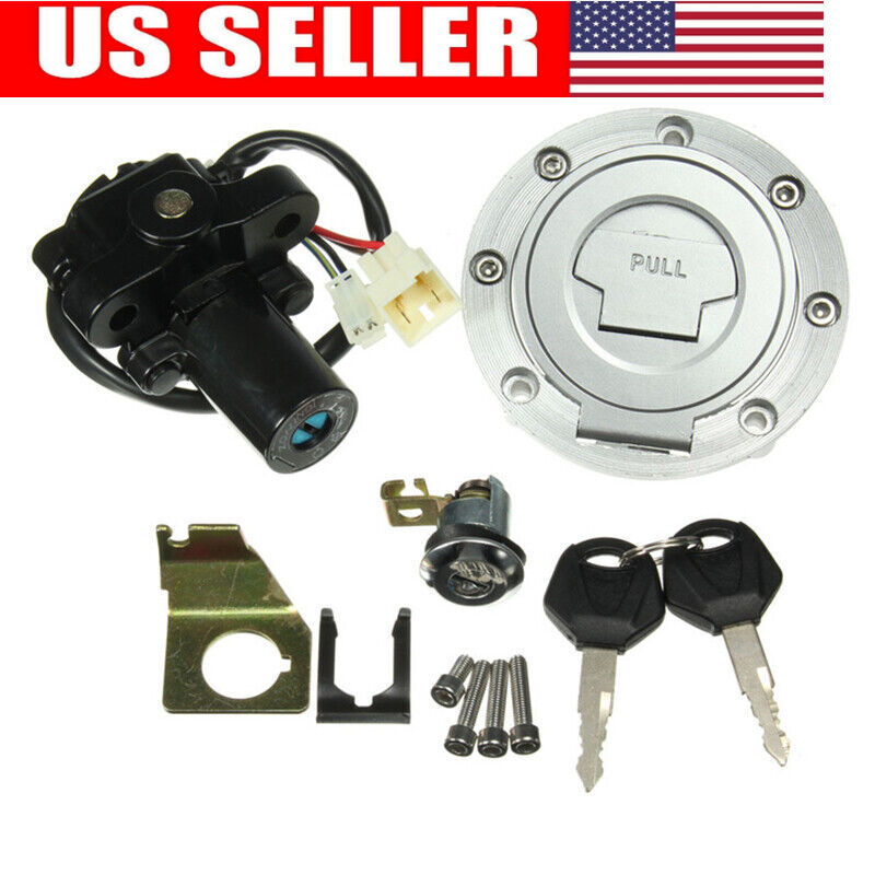 Motorcycle Fuel Gas Cap Cover for Seat Lock Key Set Refit Electrical Ignition Switch Q