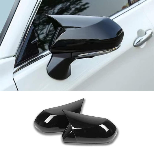 GLOSS BLACK SIDE WING MIRROR COVER CAPS FOR 2018-2020 for CAMRY LE SE XLE XSE n