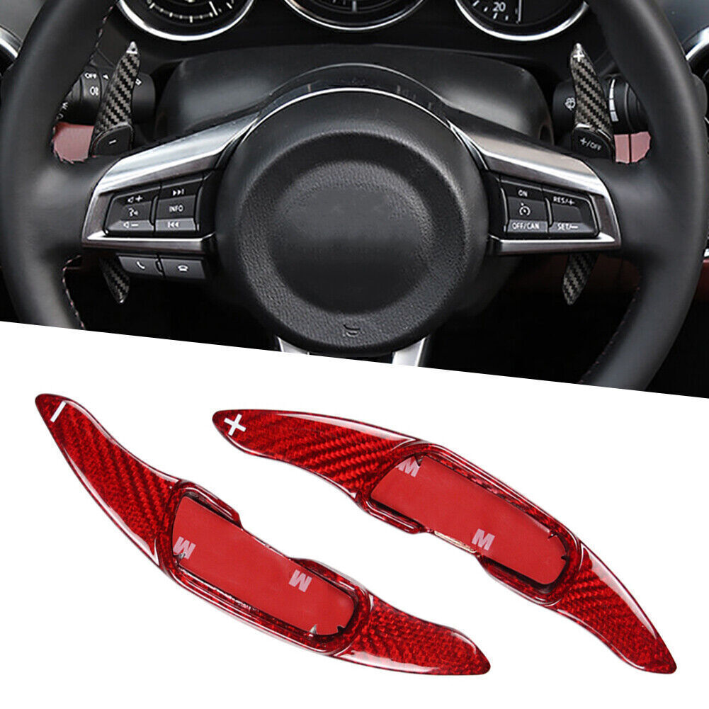 Steering Wheel Shift Shifter Paddle Extension Trim for Mazda 3 6 CX-3 CX-5 Auto